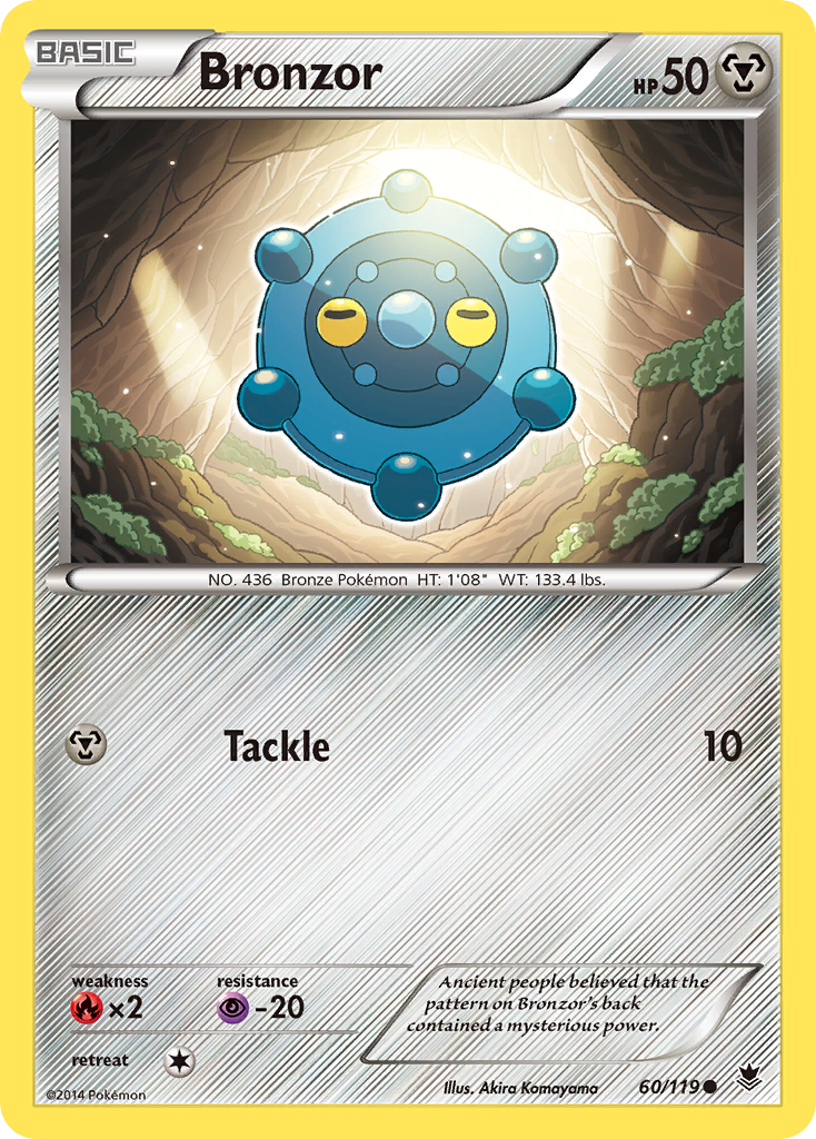 Bronzor — illustrated card