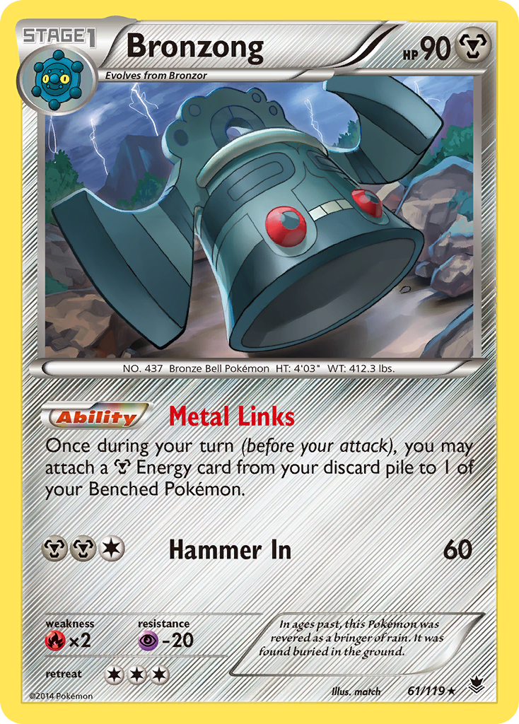 Bronzong — illustrated card