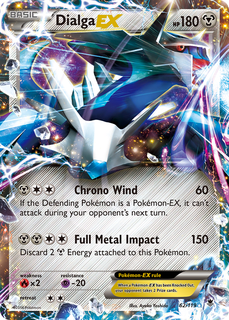 Dialga-EX — illustrated card
