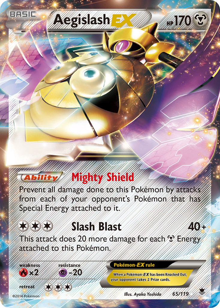 Aegislash-EX — illustrated card