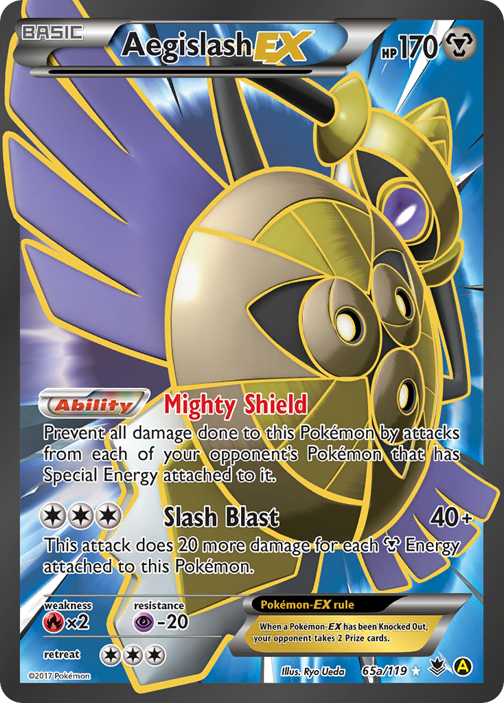 Aegislash-EX — illustrated card