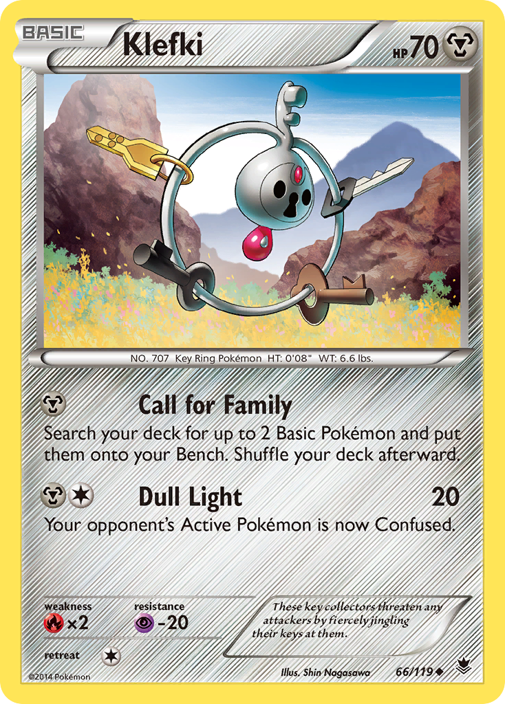 Klefki — illustrated card