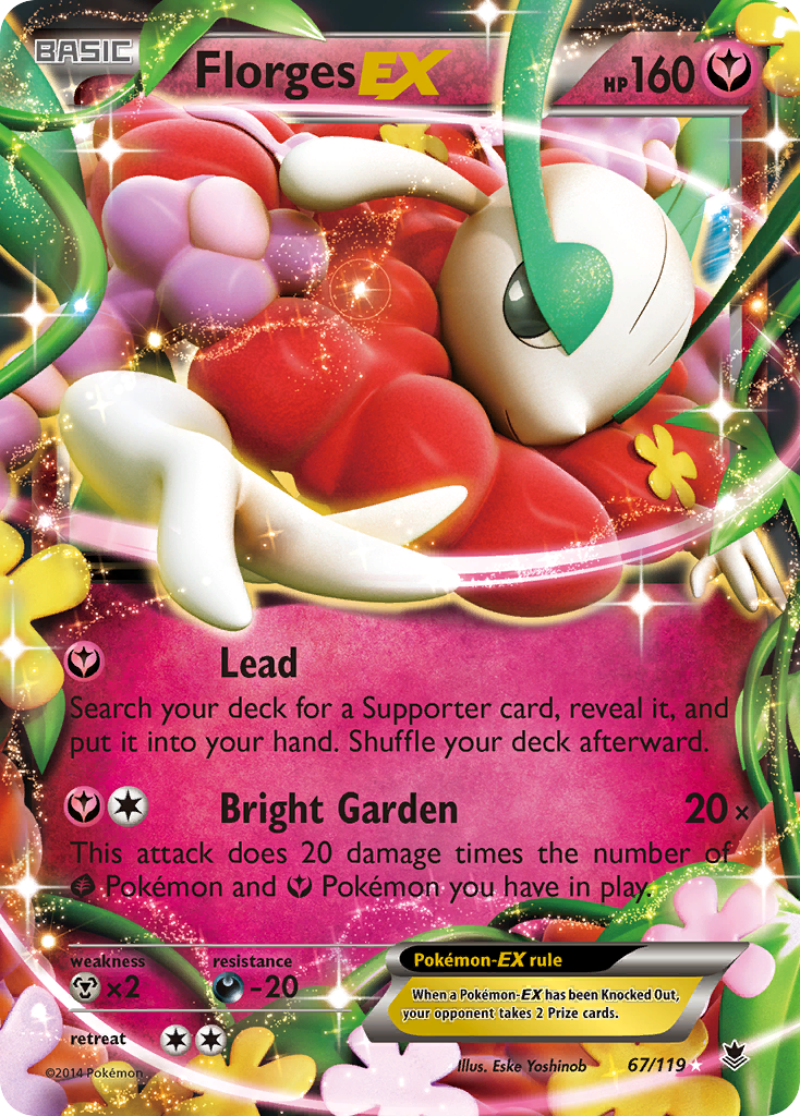 Florges-EX — illustrated card