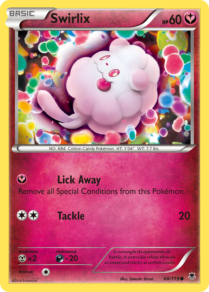 Swirlix — illustrated card
