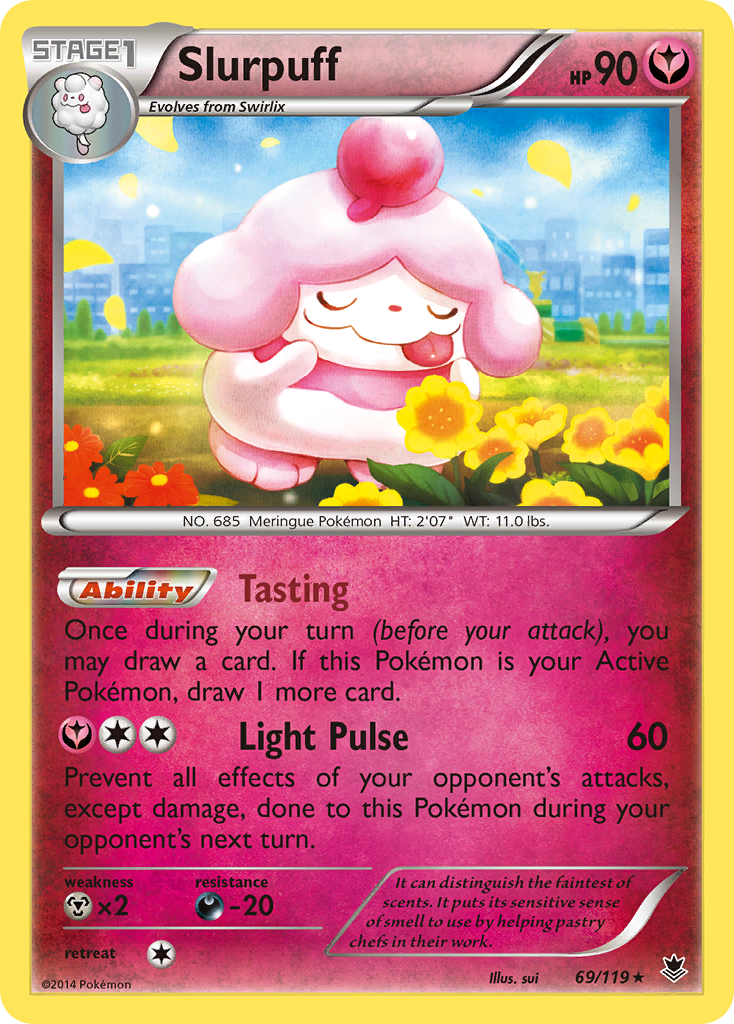 Slurpuff — illustrated card