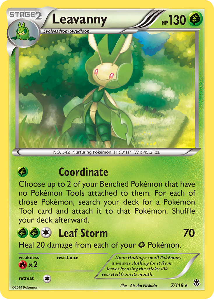 Leavanny — illustrated card