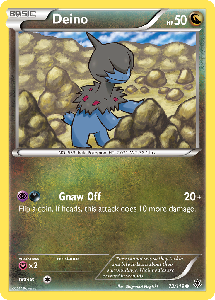 Deino — illustrated card