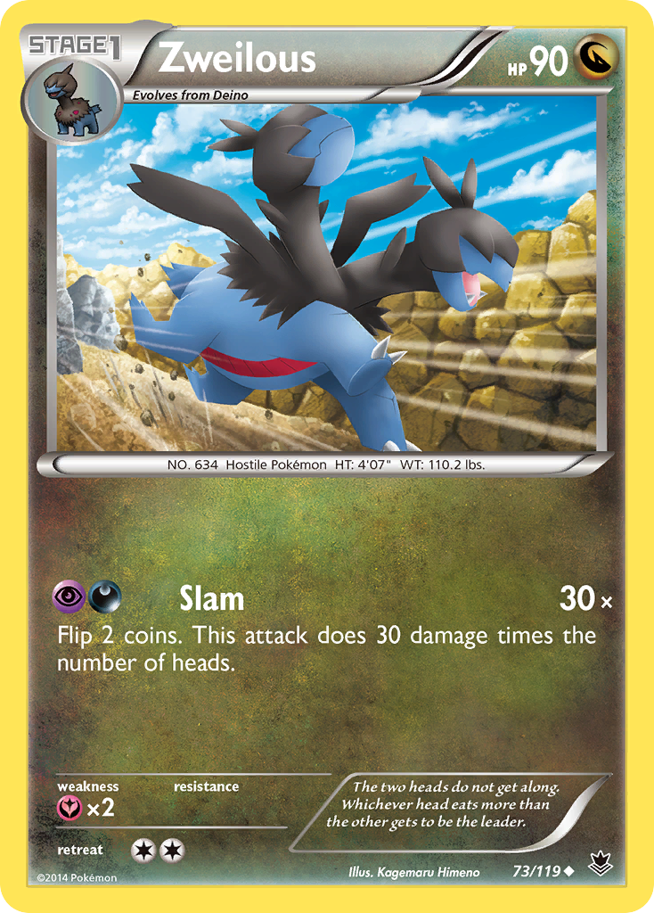 Zweilous — illustrated card