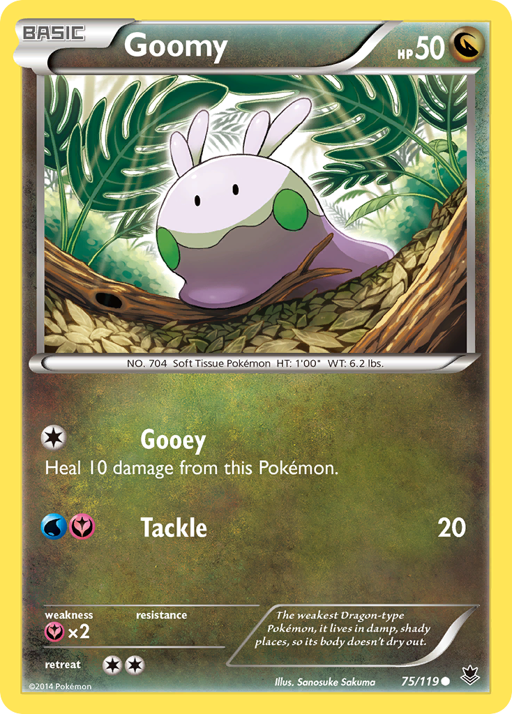 Goomy — illustrated card