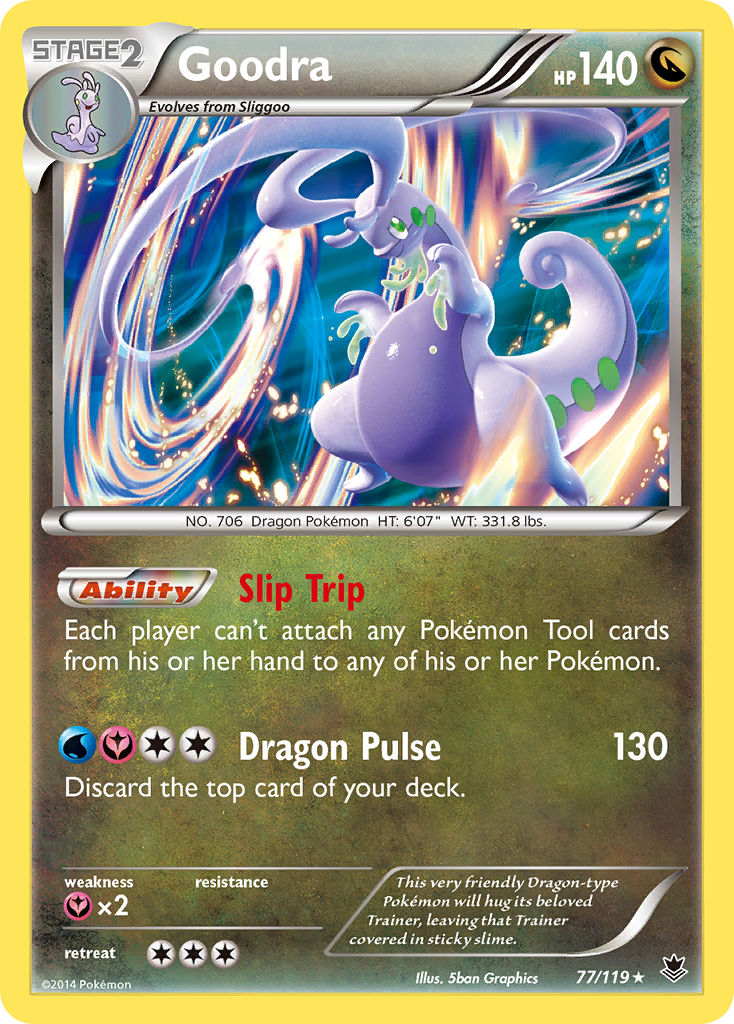 Goodra — illustrated card