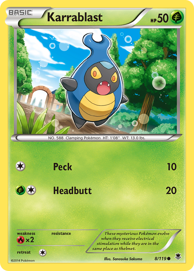 Karrablast — illustrated card