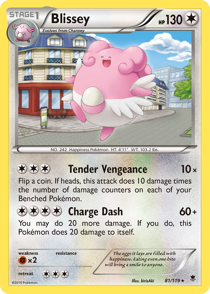 Blissey — illustrated card