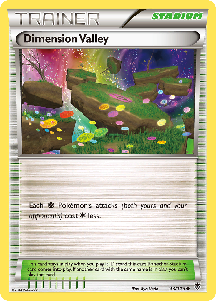 Dimension Valley — illustrated card