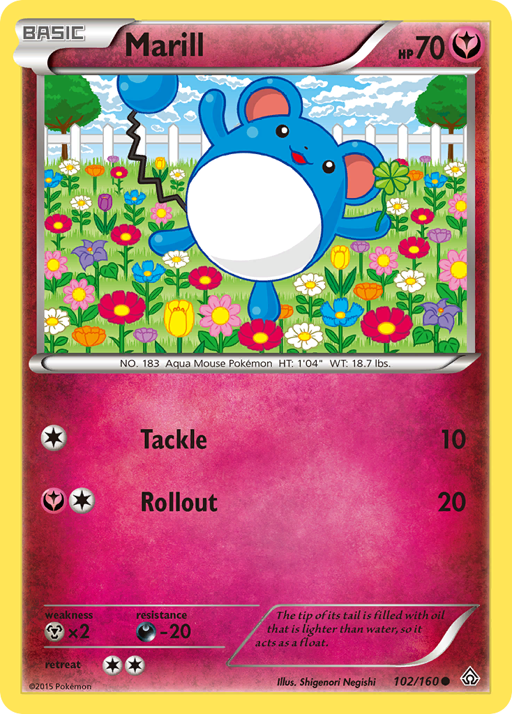 Marill — illustrated card