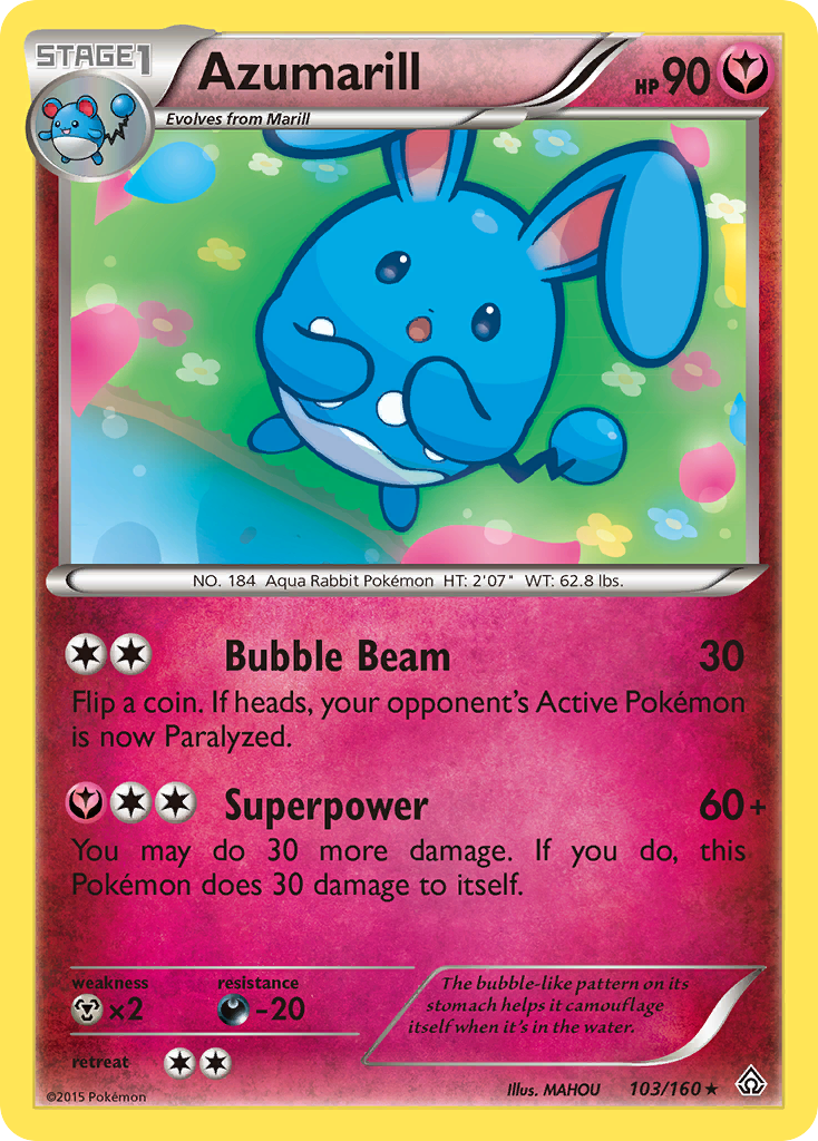 Azumarill — illustrated card