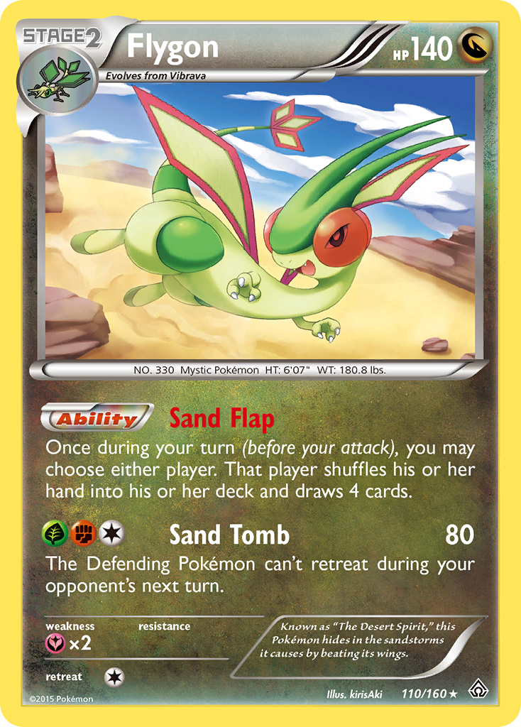 Flygon — illustrated card