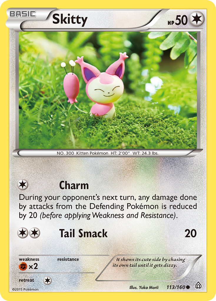 Skitty — illustrated card