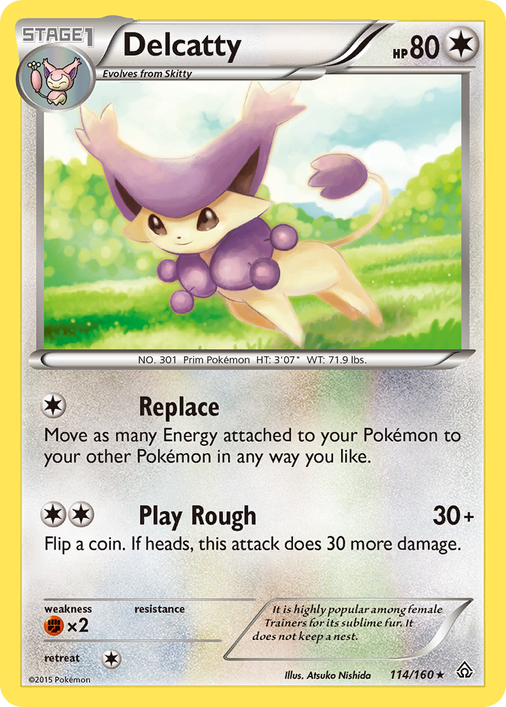 Delcatty — illustrated card