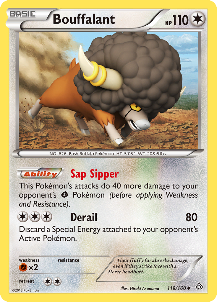 Bouffalant — illustrated card