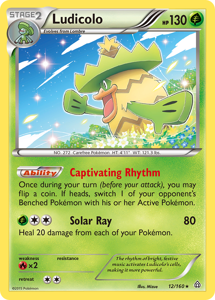 Ludicolo — illustrated card