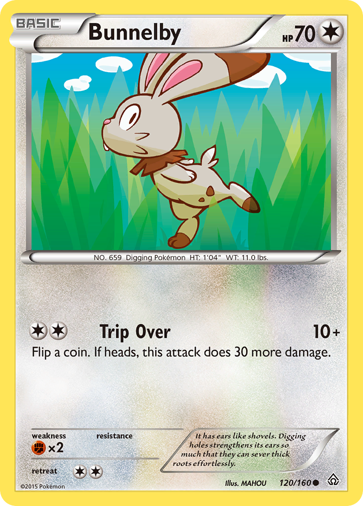 Bunnelby — illustrated card