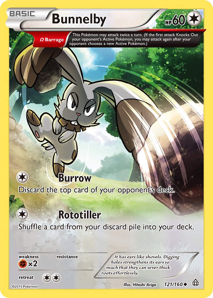 Bunnelby — illustrated card