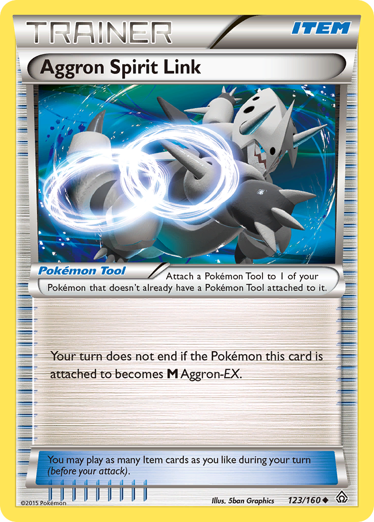 Aggron Spirit Link — illustrated card