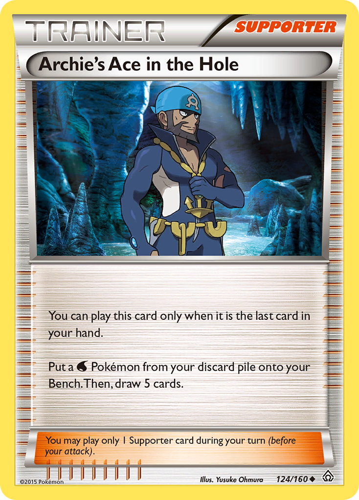 Archie's Ace in the Hole — illustrated card