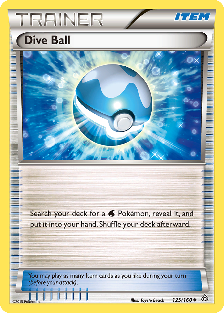 Dive Ball — illustrated card