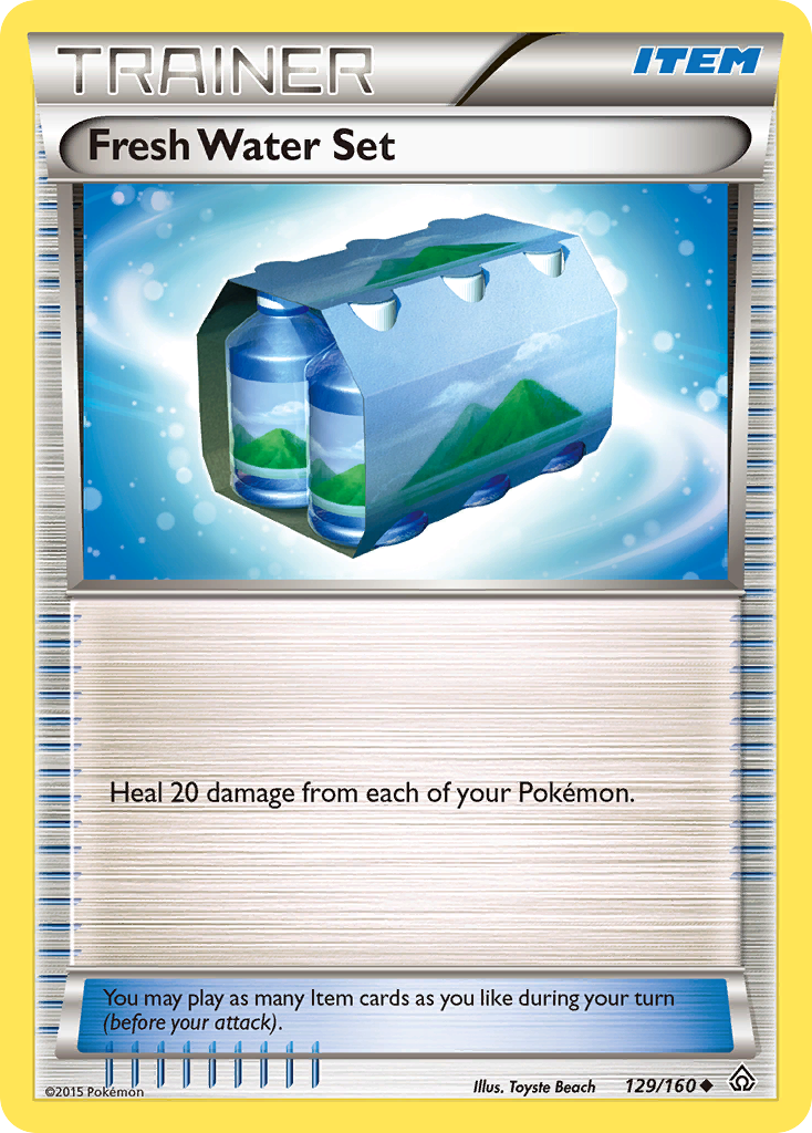 Fresh Water Set — illustrated card
