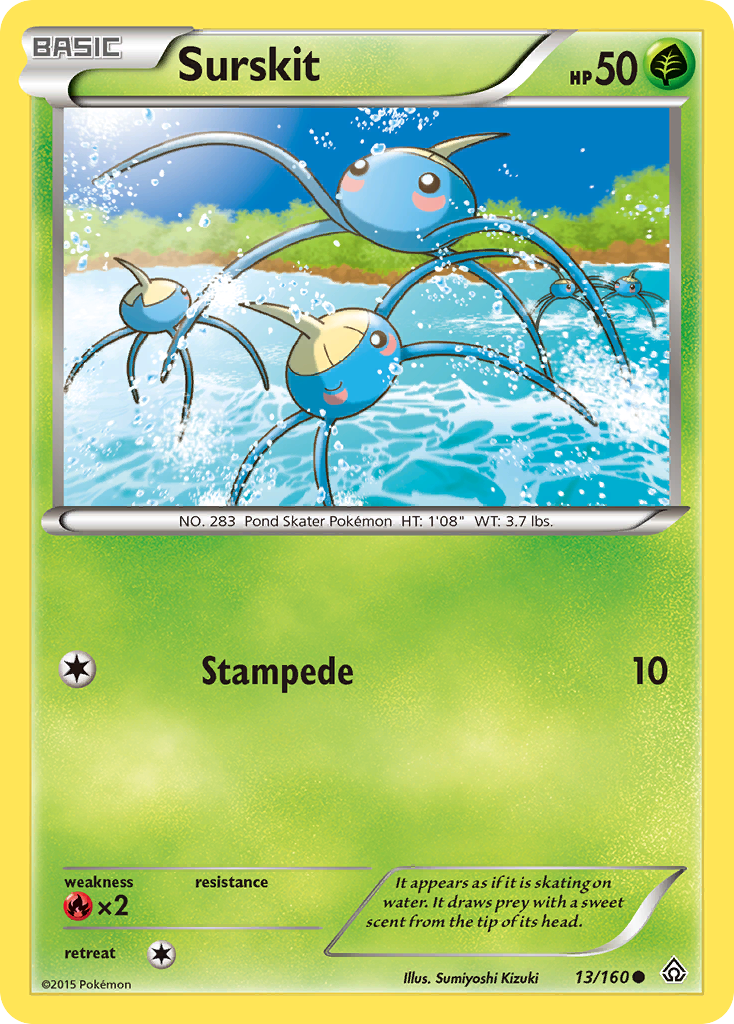 Surskit — illustrated card