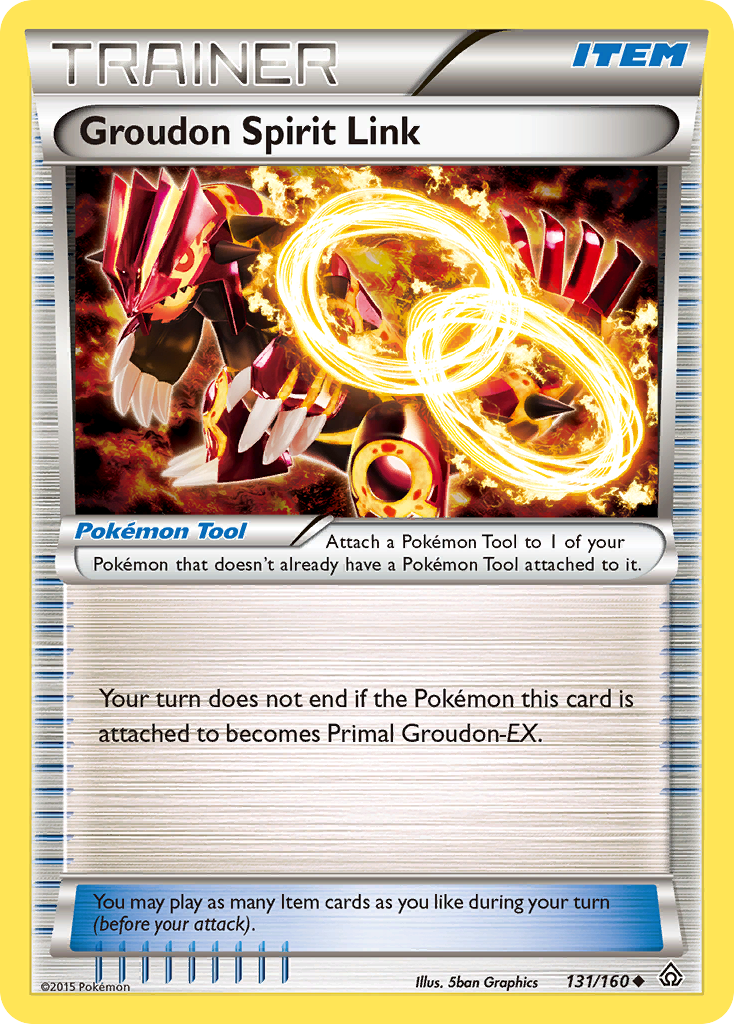Groudon Spirit Link — illustrated card