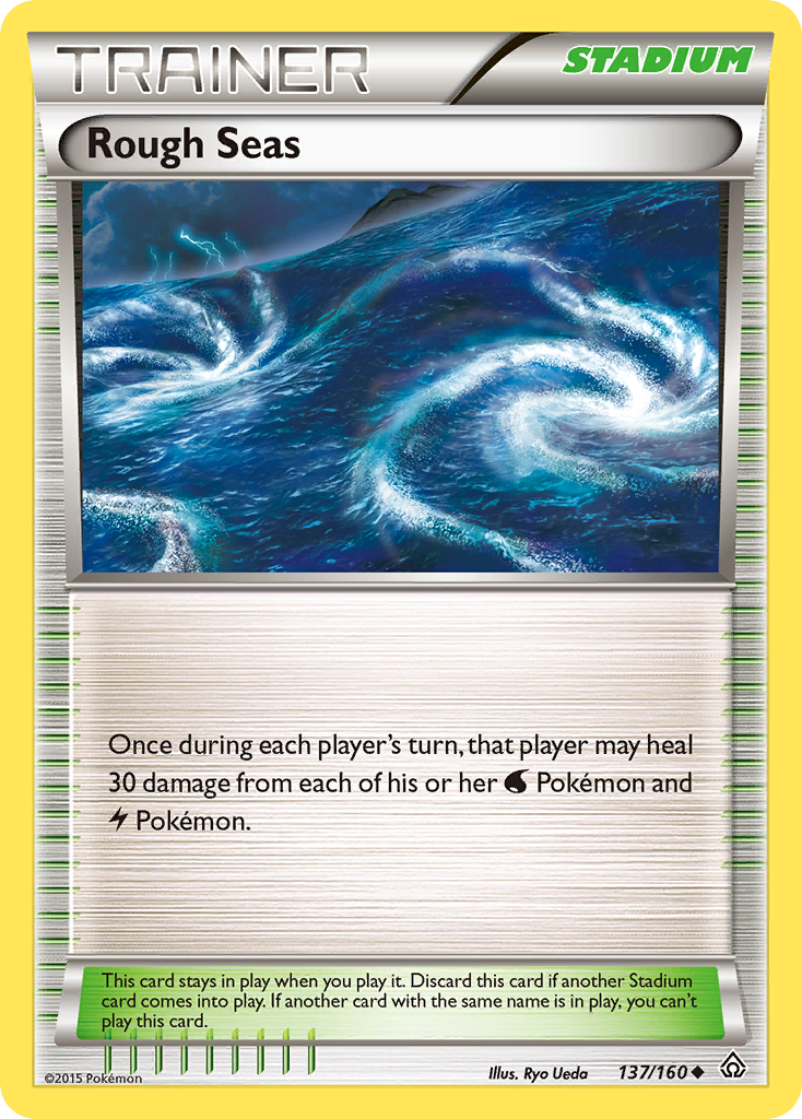 Rough Seas — illustrated card