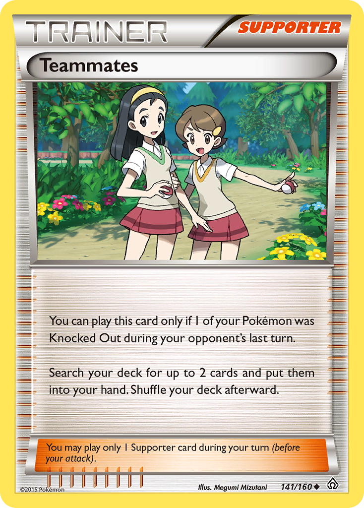 Teammates — illustrated card