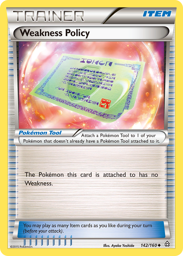 Weakness Policy — illustrated card