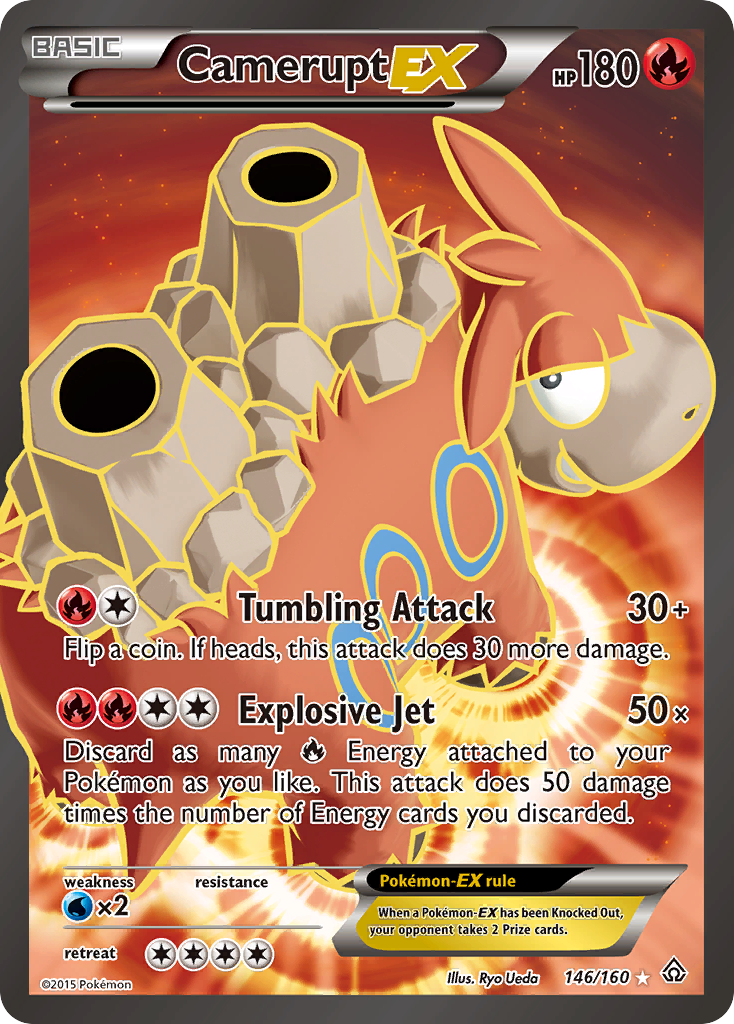 Camerupt-EX — illustrated card