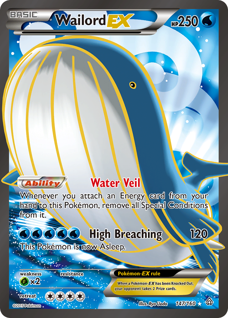 Wailord-EX — illustrated card