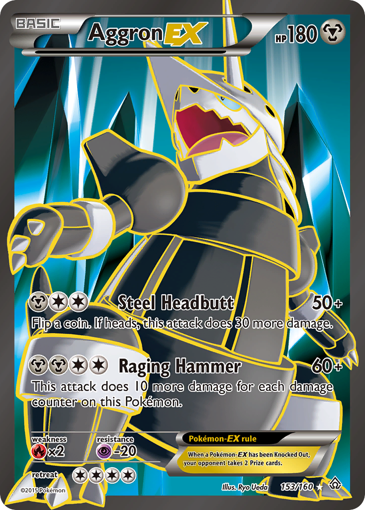 Aggron-EX — illustrated card