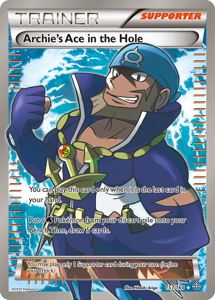 Archie's Ace in the Hole — illustrated card