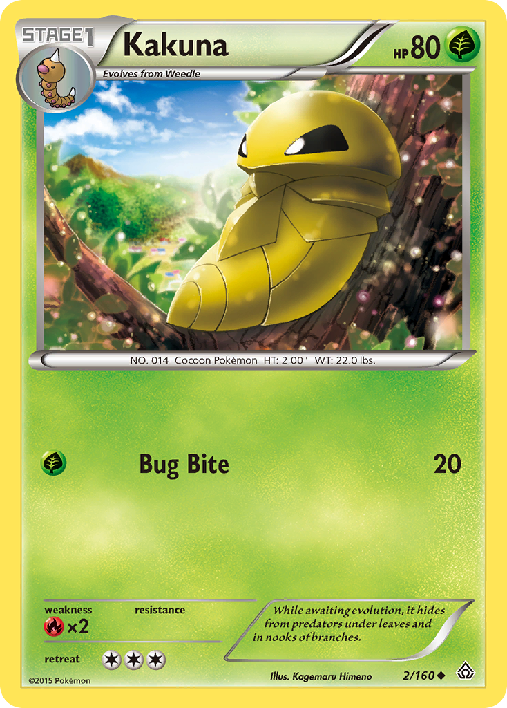 Kakuna — illustrated card