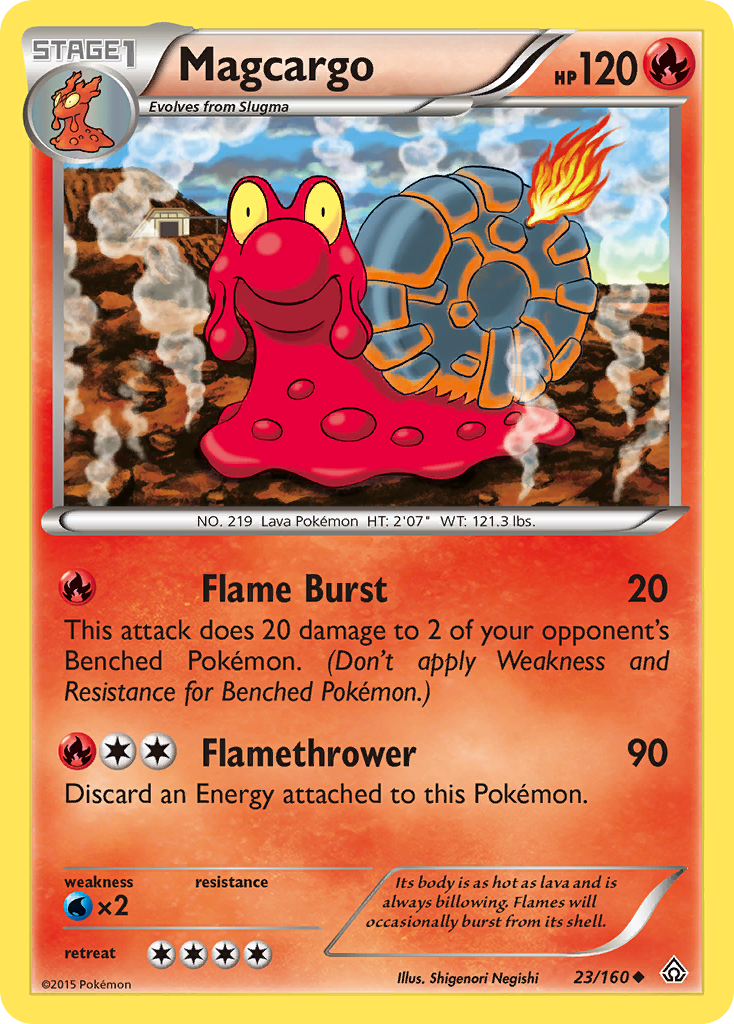 Magcargo — illustrated card