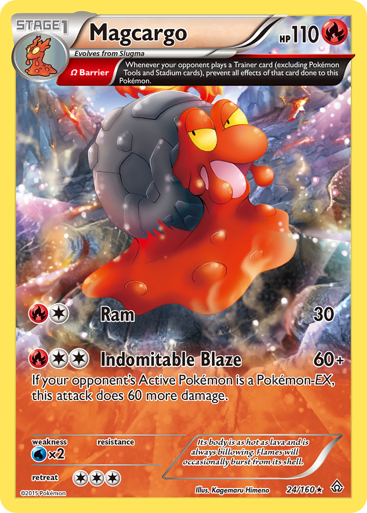 Magcargo — illustrated card