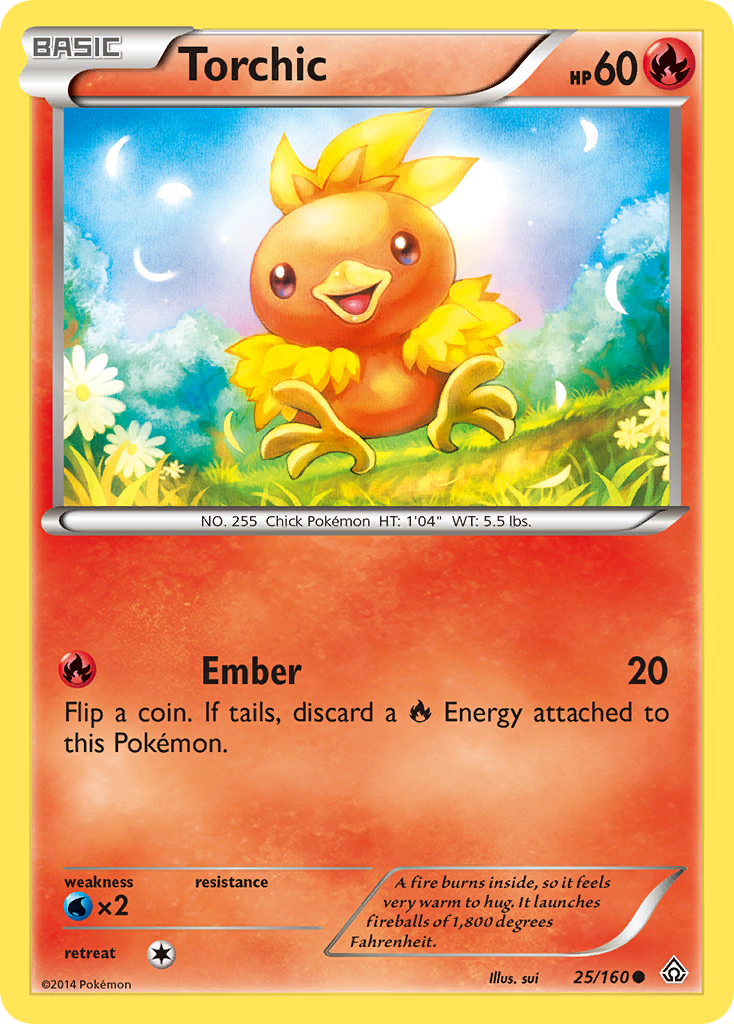 Torchic — illustrated card