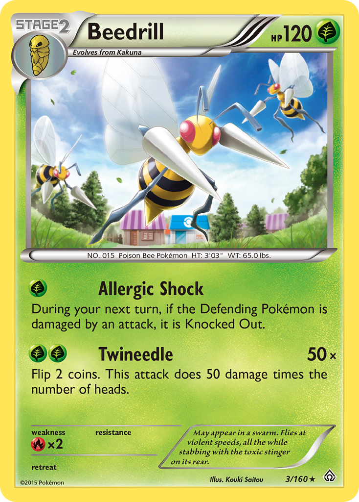 Beedrill — illustrated card