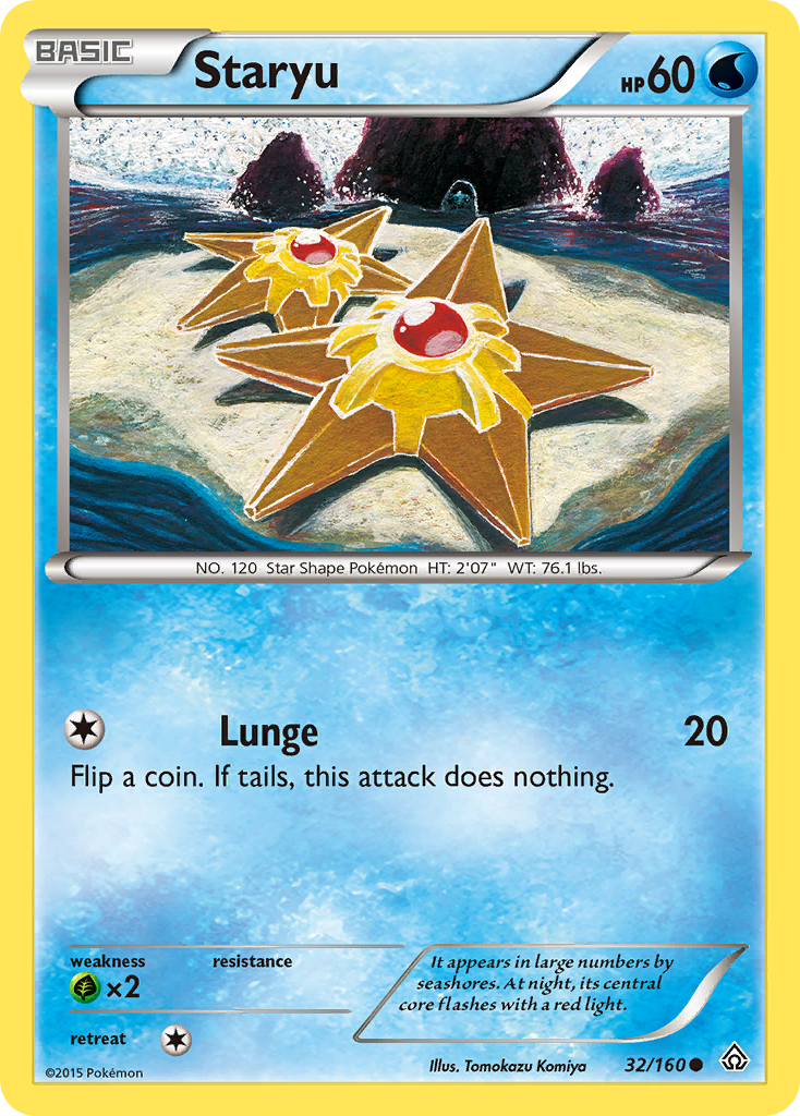 Staryu — illustrated card