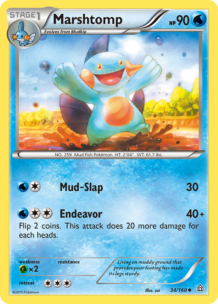 Marshtomp — illustrated card