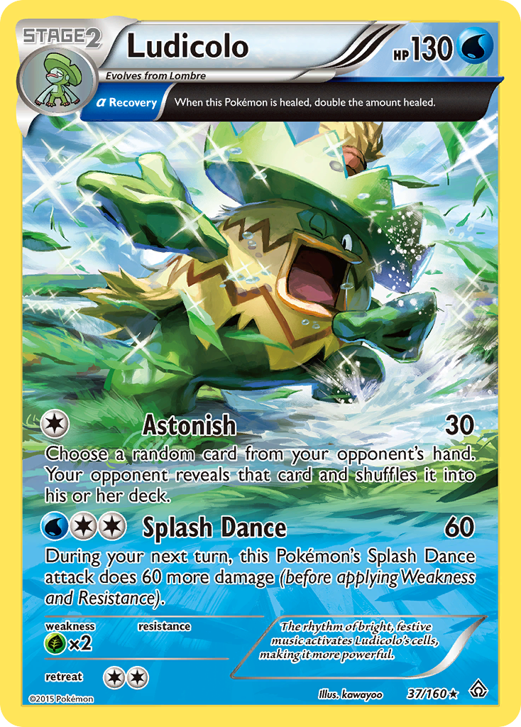 Ludicolo — illustrated card