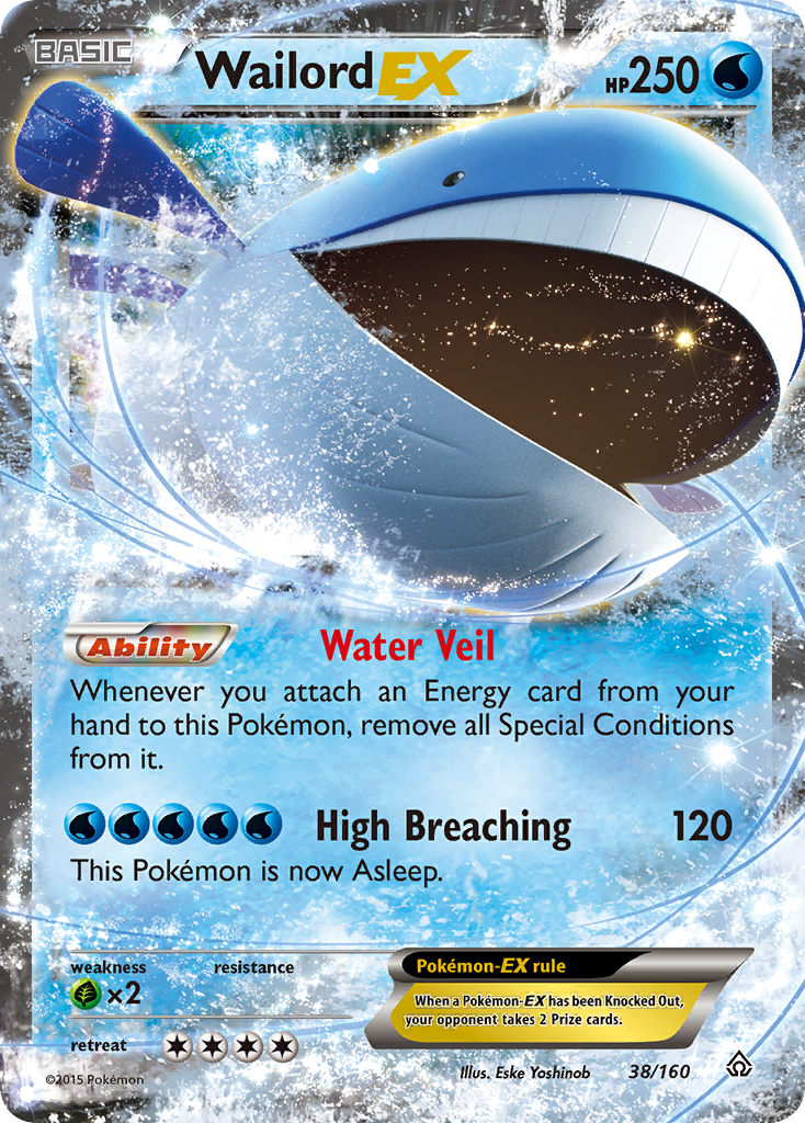 Wailord-EX — illustrated card