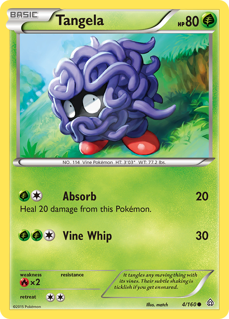 Tangela — illustrated card