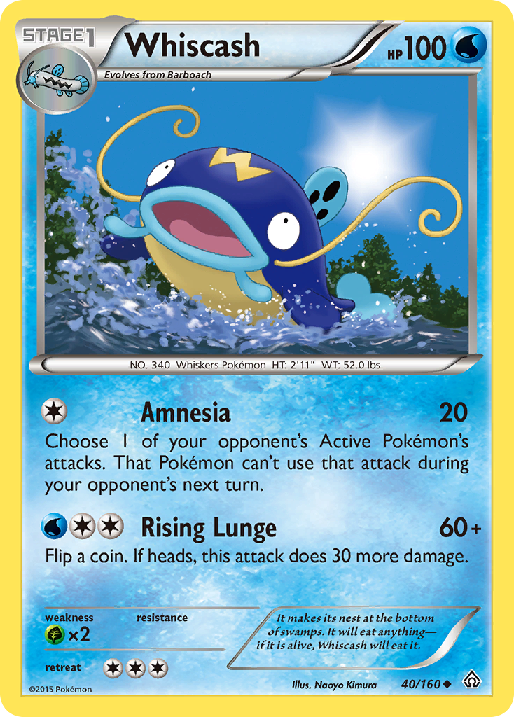 Whiscash — illustrated card
